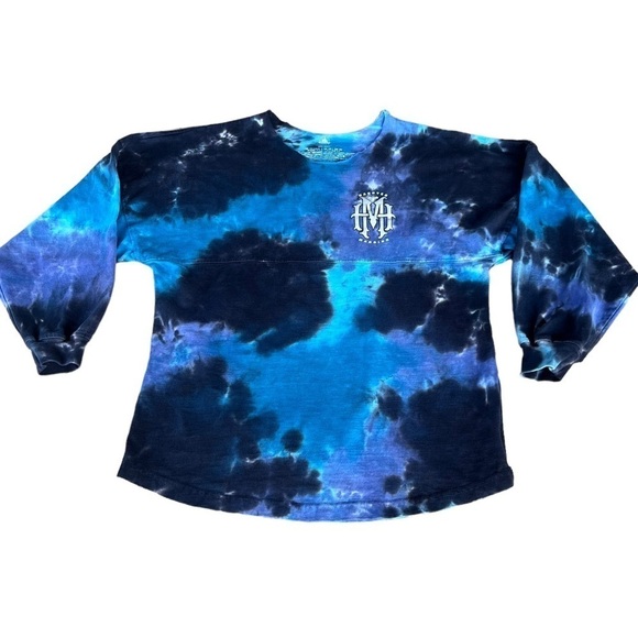 Disney Haunted Mansion Spirit Jersey Tie Dye Blue Purple Madame Leota XS READ - Picture 2 of 16